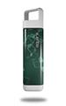 Skin Decal Wrap for Clean Bottle Square Titan Plastic 25oz Bokeh Music Seafoam Green (BOTTLE NOT INCLUDED)