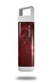 Skin Decal Wrap for Clean Bottle Square Titan Plastic 25oz Bokeh Music Red (BOTTLE NOT INCLUDED)