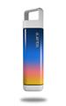 Skin Decal Wrap for Clean Bottle Square Titan Plastic 25oz Smooth Fades Sunset (BOTTLE NOT INCLUDED)
