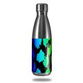 Skin Decal Wrap for RTIC Water Bottle 17oz Rainbow Leopard (BOTTLE NOT INCLUDED)