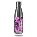 Skin Decal Wrap for RTIC Water Bottle 17oz Scene Kid Sketches Pink (BOTTLE NOT INCLUDED)