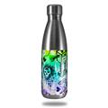 Skin Decal Wrap for RTIC Water Bottle 17oz Scene Kid Sketches Rainbow (BOTTLE NOT INCLUDED)
