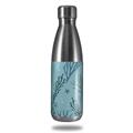 Skin Decal Wrap for RTIC Water Bottle 17oz Sea Blue (BOTTLE NOT INCLUDED)