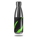Skin Decal Wrap for RTIC Water Bottle 17oz Jagged Camo Neon Green (BOTTLE NOT INCLUDED)