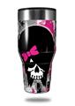 Skin Decal Wrap for Walmart Ozark Trail Tumblers 40oz Scene Kid Girl Skull (TUMBLER NOT INCLUDED) by WraptorSkinz