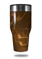 Skin Decal Wrap for Walmart Ozark Trail Tumblers 40oz Bokeh Music Orange (TUMBLER NOT INCLUDED) by WraptorSkinz
