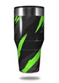 Skin Decal Wrap for Walmart Ozark Trail Tumblers 40oz - Jagged Camo Neon Green (TUMBLER NOT INCLUDED)