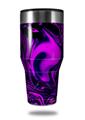 Skin Decal Wrap for Walmart Ozark Trail Tumblers 40oz - Liquid Metal Chrome Purple (TUMBLER NOT INCLUDED)