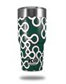 Skin Decal Wrap for K2 Element Tumbler 30oz - Locknodes 03 Hunter Green (TUMBLER NOT INCLUDED) by WraptorSkinz