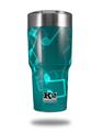 Skin Decal Wrap for K2 Element Tumbler 30oz - Bokeh Music Neon Teal (TUMBLER NOT INCLUDED) by WraptorSkinz