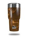Skin Decal Wrap for K2 Element Tumbler 30oz - Bokeh Music Orange (TUMBLER NOT INCLUDED) by WraptorSkinz