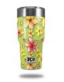 Skin Decal Wrap for K2 Element Tumbler 30oz - Beach Flowers Sage Green (TUMBLER NOT INCLUDED) by WraptorSkinz