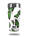 Skin Decal Wrap for K2 Element Tumbler 30oz - Butterflies Green (TUMBLER NOT INCLUDED) by WraptorSkinz