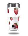 Skin Decal Wrap for K2 Element Tumbler 30oz - Strawberries on White (TUMBLER NOT INCLUDED) by WraptorSkinz