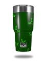 Skin Decal Wrap for K2 Element Tumbler 30oz - Holly Leaves on Green (TUMBLER NOT INCLUDED) by WraptorSkinz