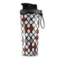 Skin Wrap Decal for IceShaker 2nd Gen 26oz Locknodes 05 Red Dark (SHAKER NOT INCLUDED)