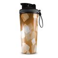 Skin Wrap Decal for IceShaker 2nd Gen 26oz Bokeh Squared Orange (SHAKER NOT INCLUDED)