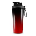Skin Wrap Decal for IceShaker 2nd Gen 26oz Smooth Fades Red Black (SHAKER NOT INCLUDED)