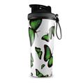 Skin Wrap Decal for IceShaker 2nd Gen 26oz Butterflies Green (SHAKER NOT INCLUDED)