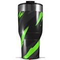 Skin Wrap Decal for 2017 RTIC Tumblers 40oz Jagged Camo Neon Green (TUMBLER NOT INCLUDED)