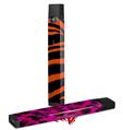 Skin Decal Wrap 2 Pack for Juul Vapes Zebra Orange JUUL NOT INCLUDED