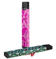 Skin Decal Wrap 2 Pack for Juul Vapes Skull Sketches Pink JUUL NOT INCLUDED