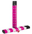 Skin Decal Wrap 2 Pack for Juul Vapes Paper Planes Hot Pink JUUL NOT INCLUDED