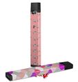 Skin Decal Wrap 2 Pack for Juul Vapes Paper Planes Pink JUUL NOT INCLUDED