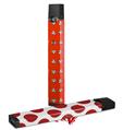 Skin Decal Wrap 2 Pack for Juul Vapes Paper Planes Red JUUL NOT INCLUDED