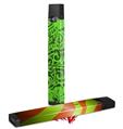 Skin Decal Wrap 2 Pack for Juul Vapes Folder Doodles Neon Green JUUL NOT INCLUDED