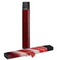 Skin Decal Wrap 2 Pack for Juul Vapes Folder Doodles Red Dark JUUL NOT INCLUDED