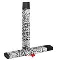 Skin Decal Wrap 2 Pack for Juul Vapes Folder Doodles White JUUL NOT INCLUDED