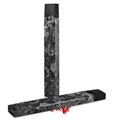 Skin Decal Wrap 2 Pack compatible with Juul Vapes Marble Granite 06 Black Gray JUUL NOT INCLUDED