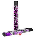 Skin Decal Wrap 2 Pack for Juul Vapes Zebra Pink Skulls JUUL NOT INCLUDED