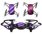 Skin Decal Wrap 2 Pack for DJI Ryze Tello Drone Paint Blend Purple DRONE NOT INCLUDED