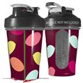 Decal Style Skin Wrap works with Blender Bottle 20oz Plain Leaves On Burgundy (BOTTLE NOT INCLUDED)