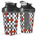 Decal Style Skin Wrap works with Blender Bottle 20oz Locknodes 05 Red (BOTTLE NOT INCLUDED)