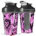 Decal Style Skin Wrap works with Blender Bottle 20oz Scene Kid Sketches Pink (BOTTLE NOT INCLUDED)