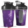 Decal Style Skin Wrap works with Blender Bottle 20oz Bokeh Butterflies Purple (BOTTLE NOT INCLUDED)