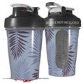 Decal Style Skin Wrap works with Blender Bottle 20oz Palms 01 Purple On Purple (BOTTLE NOT INCLUDED)