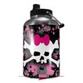 Skin Decal Wrap for 2017 RTIC One Gallon Jug Scene Skull Splatter (Jug NOT INCLUDED) by WraptorSkinz
