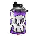 Skin Decal Wrap for 2017 RTIC One Gallon Jug Cartoon Skull Purple (Jug NOT INCLUDED) by WraptorSkinz