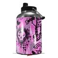 Skin Decal Wrap for 2017 RTIC One Gallon Jug Scene Kid Sketches Pink (Jug NOT INCLUDED) by WraptorSkinz