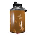 Skin Decal Wrap for 2017 RTIC One Gallon Jug Bokeh Butterflies Orange (Jug NOT INCLUDED) by WraptorSkinz
