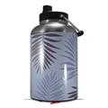 Skin Decal Wrap for 2017 RTIC One Gallon Jug Palms 01 Purple On Purple (Jug NOT INCLUDED) by WraptorSkinz