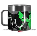 Skin Decal Wrap for Yeti Coffee Mug 14oz SceneKid Green - 14 oz CUP NOT INCLUDED by WraptorSkinz