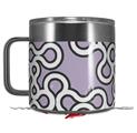 Skin Decal Wrap for Yeti Coffee Mug 14oz Locknodes 03 Lavender - 14 oz CUP NOT INCLUDED by WraptorSkinz