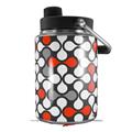 Skin Decal Wrap for Yeti Half Gallon Jug Locknodes 05 Red - JUG NOT INCLUDED by WraptorSkinz