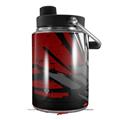 Skin Decal Wrap for Yeti Half Gallon Jug Baja 0040 Red Dark - JUG NOT INCLUDED by WraptorSkinz