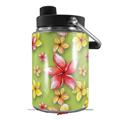 Skin Decal Wrap for Yeti Half Gallon Jug Beach Flowers Sage Green - JUG NOT INCLUDED by WraptorSkinz